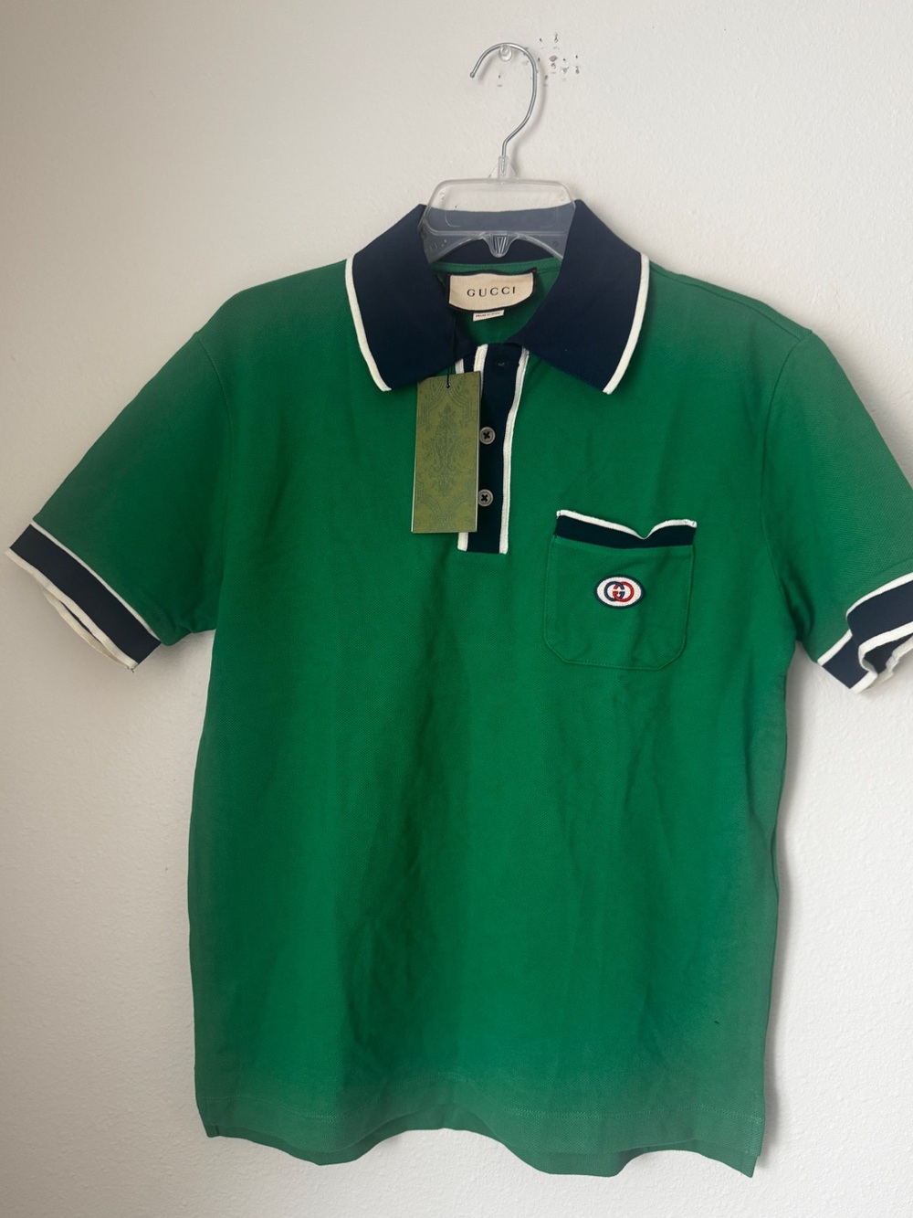 Gucci Green Polo Shirt